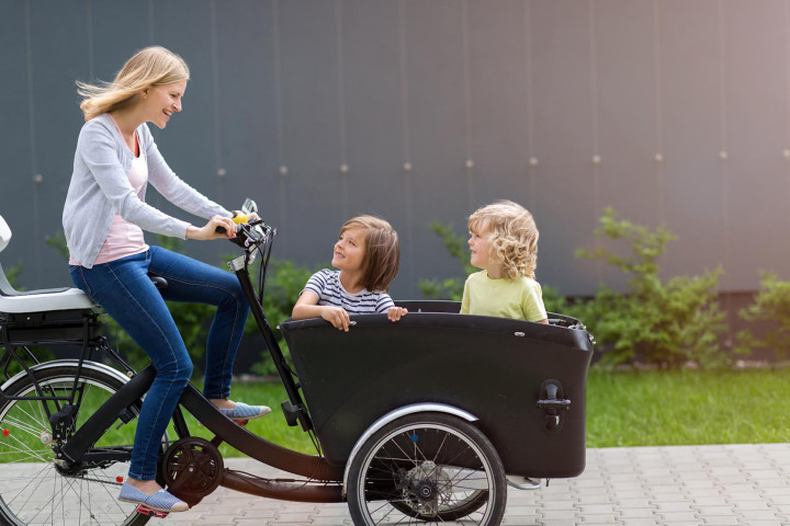 Verhaal vrouw 2kinderen bakfiets